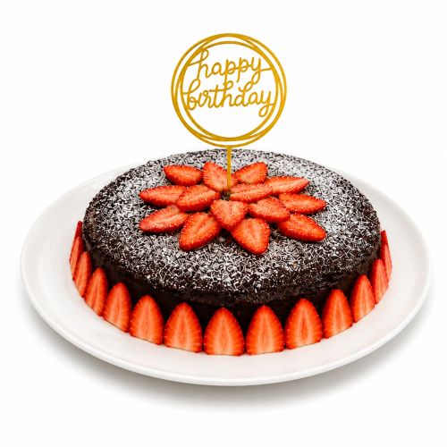 large chocolate fondant - options