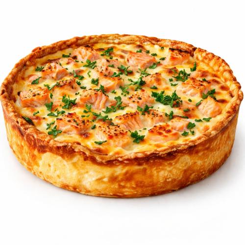Quiche au saumon/salmon quiche