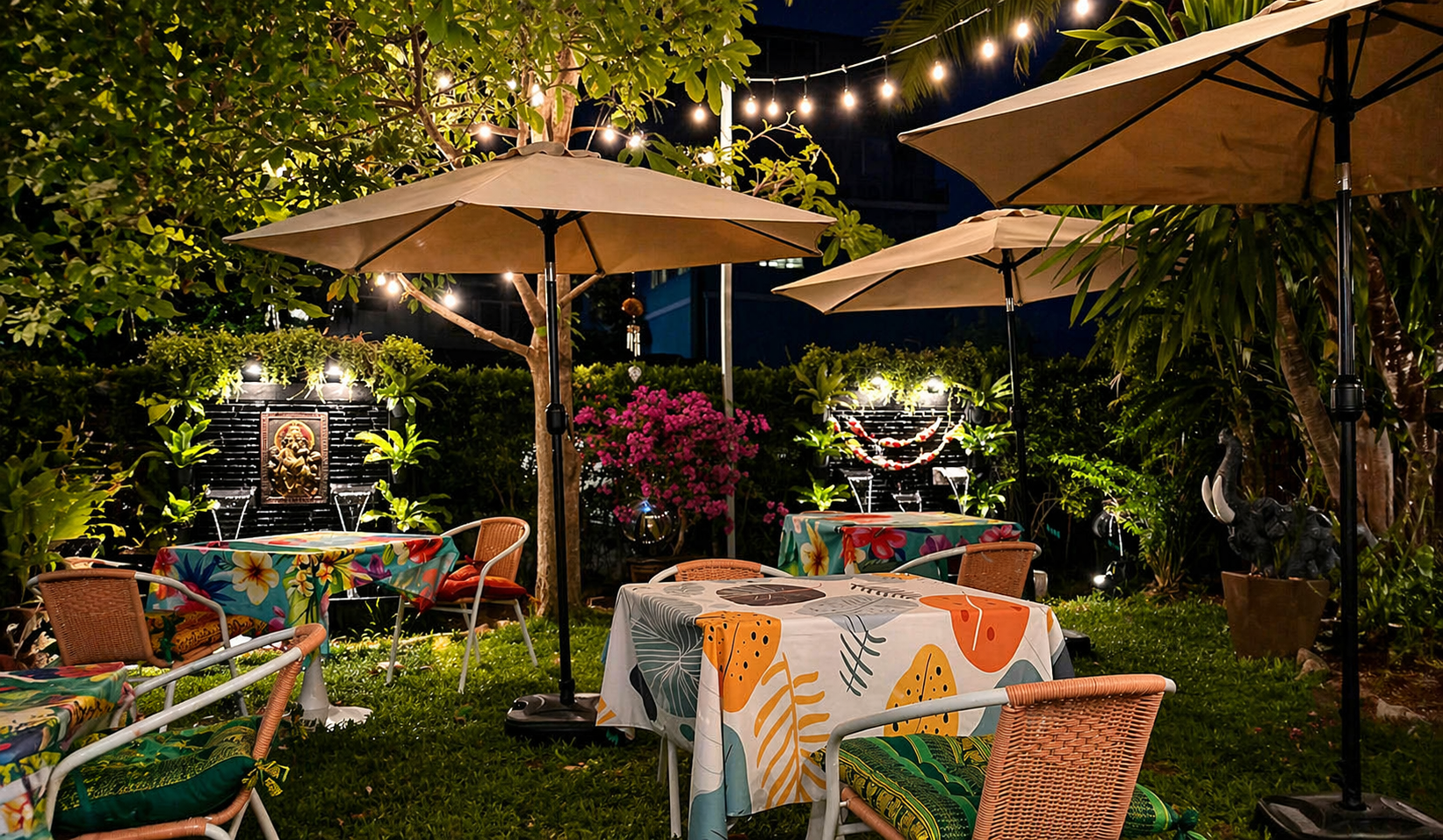 Kirin Harmonie Garden by night